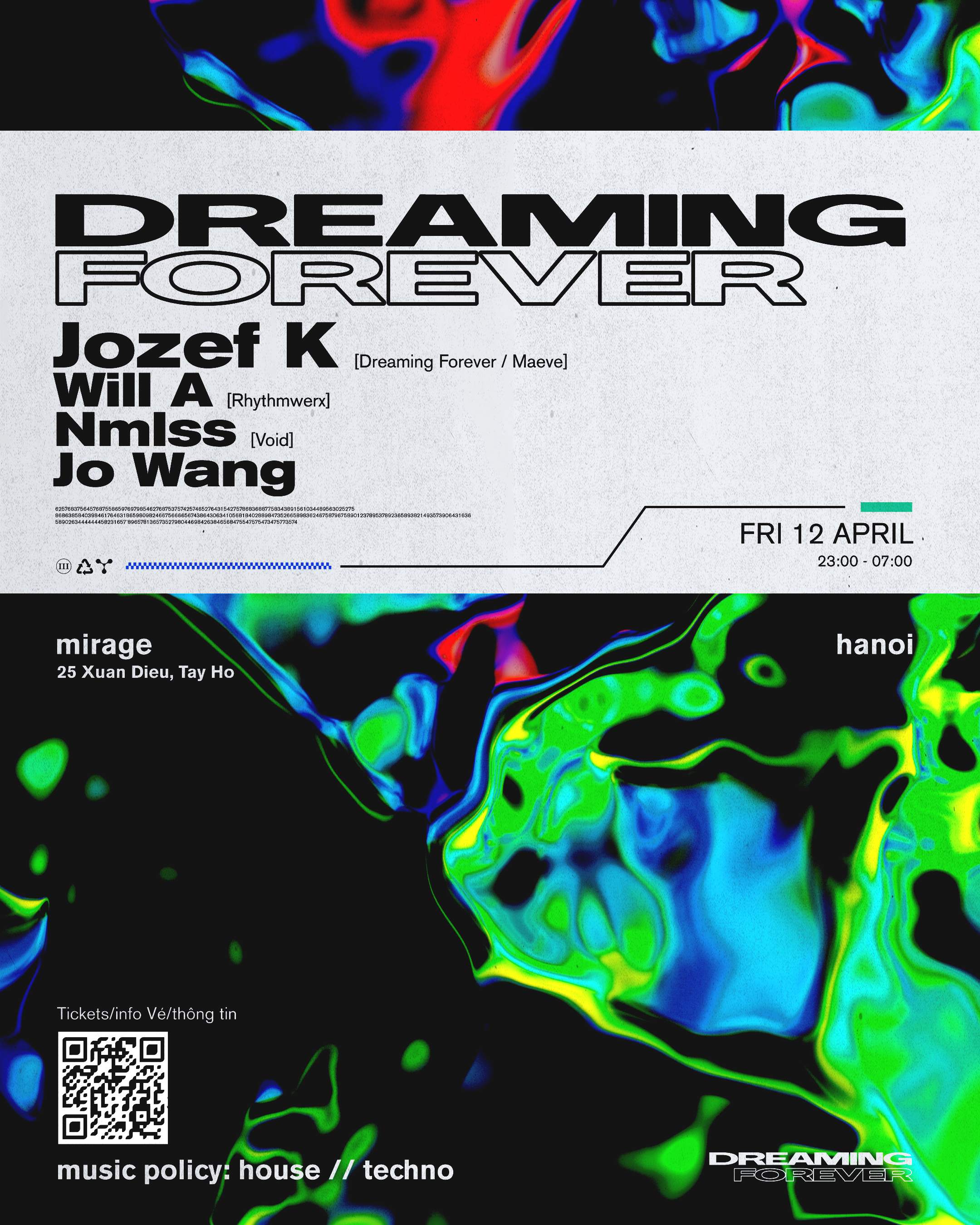 Dreaming Forever - Jozef K, Will A, nmlss - Página frontal