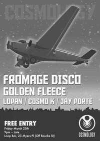 Cosmology presents Fromage Disco - フライヤー表