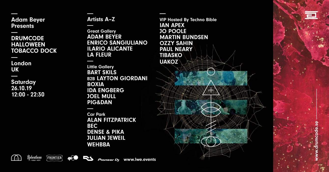 drumcode tobacco dock Drumcode Halloween 2019 at Tobacco Dock, London