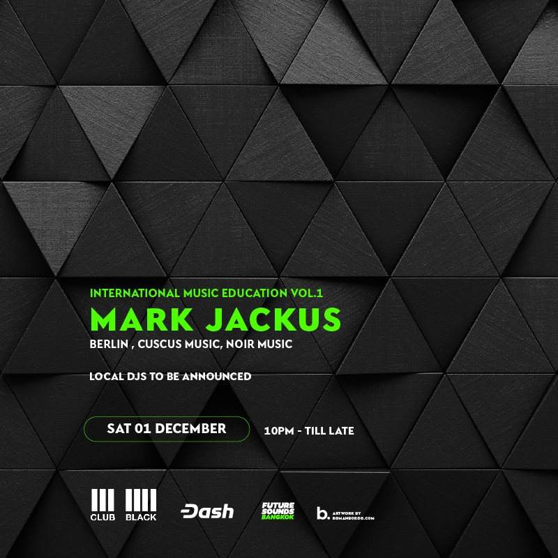 Club Black & Future Sounds presents Mark Jackus, Cuscus, Noir Music - フライヤー裏