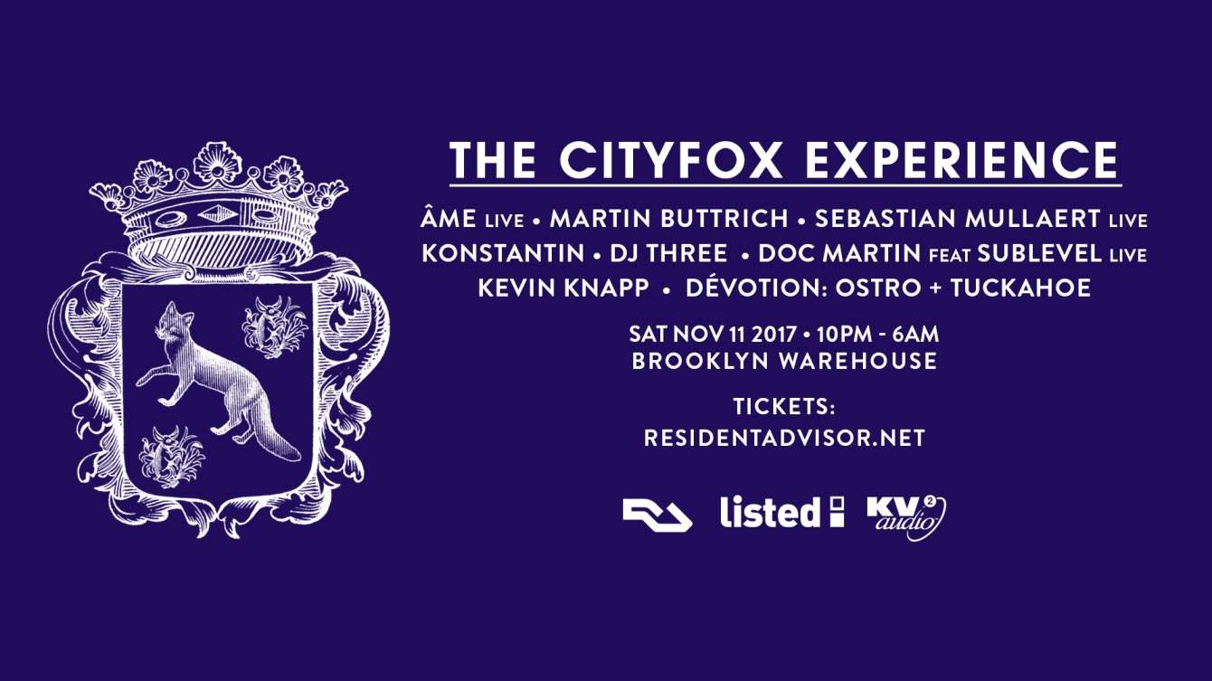 Cityfox Experience: Âme Live, Martin Buttrich, Sebastian Mullaert Live, Konstantin, DJ Three - Página frontal