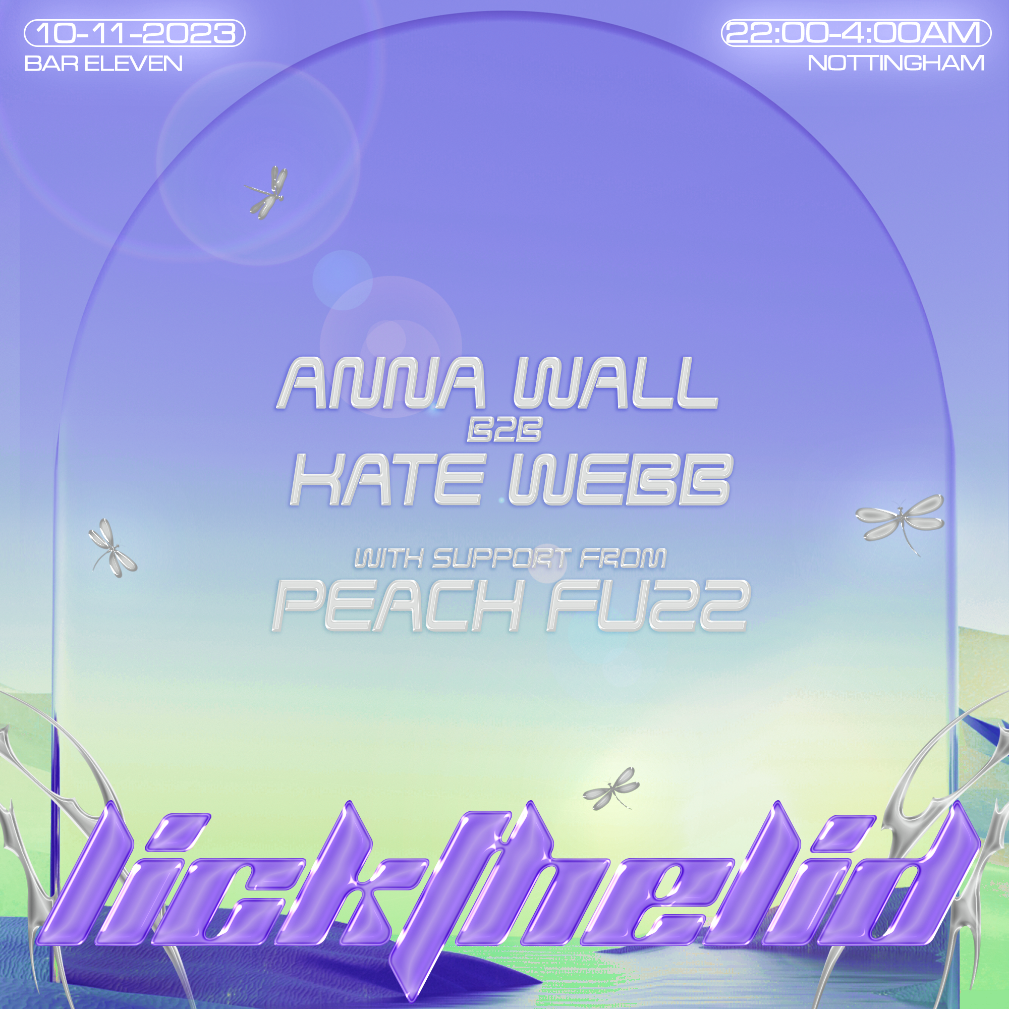 Lick The Lid: Anna Wall & Peach Fuzz - Página frontal