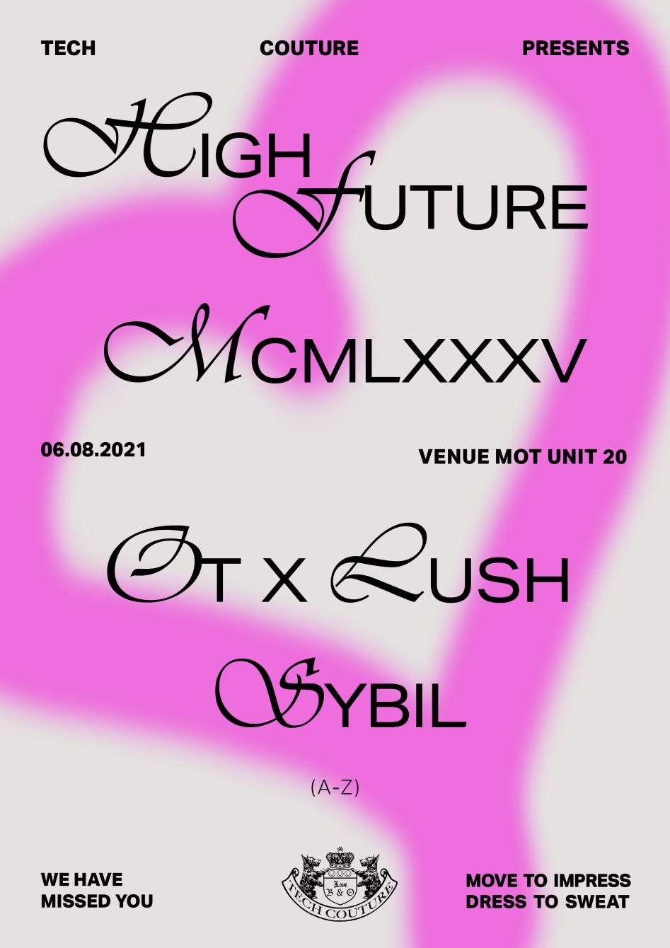 Tech Couture Returns // MCMLXXXV, Sybil, High Future - Página trasera