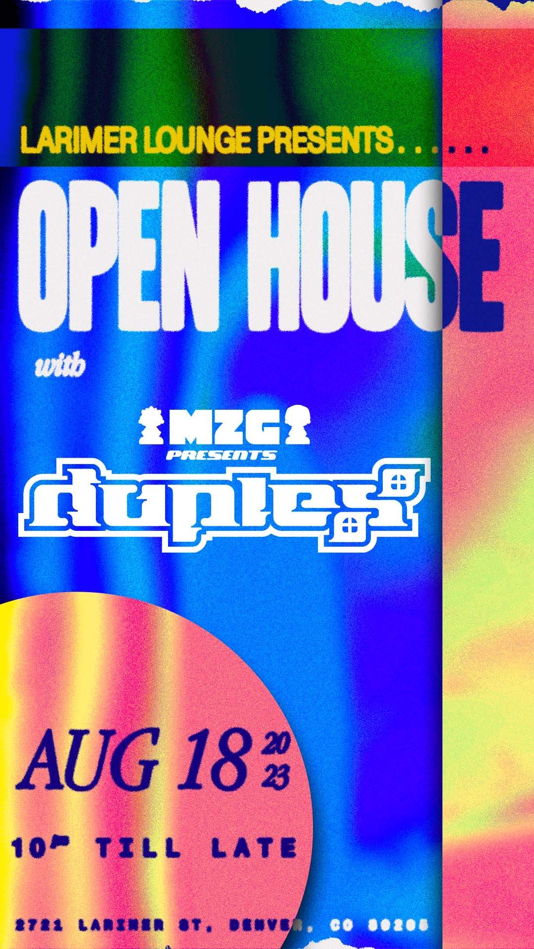 Open House with MZG (US) presents duplex - Página frontal