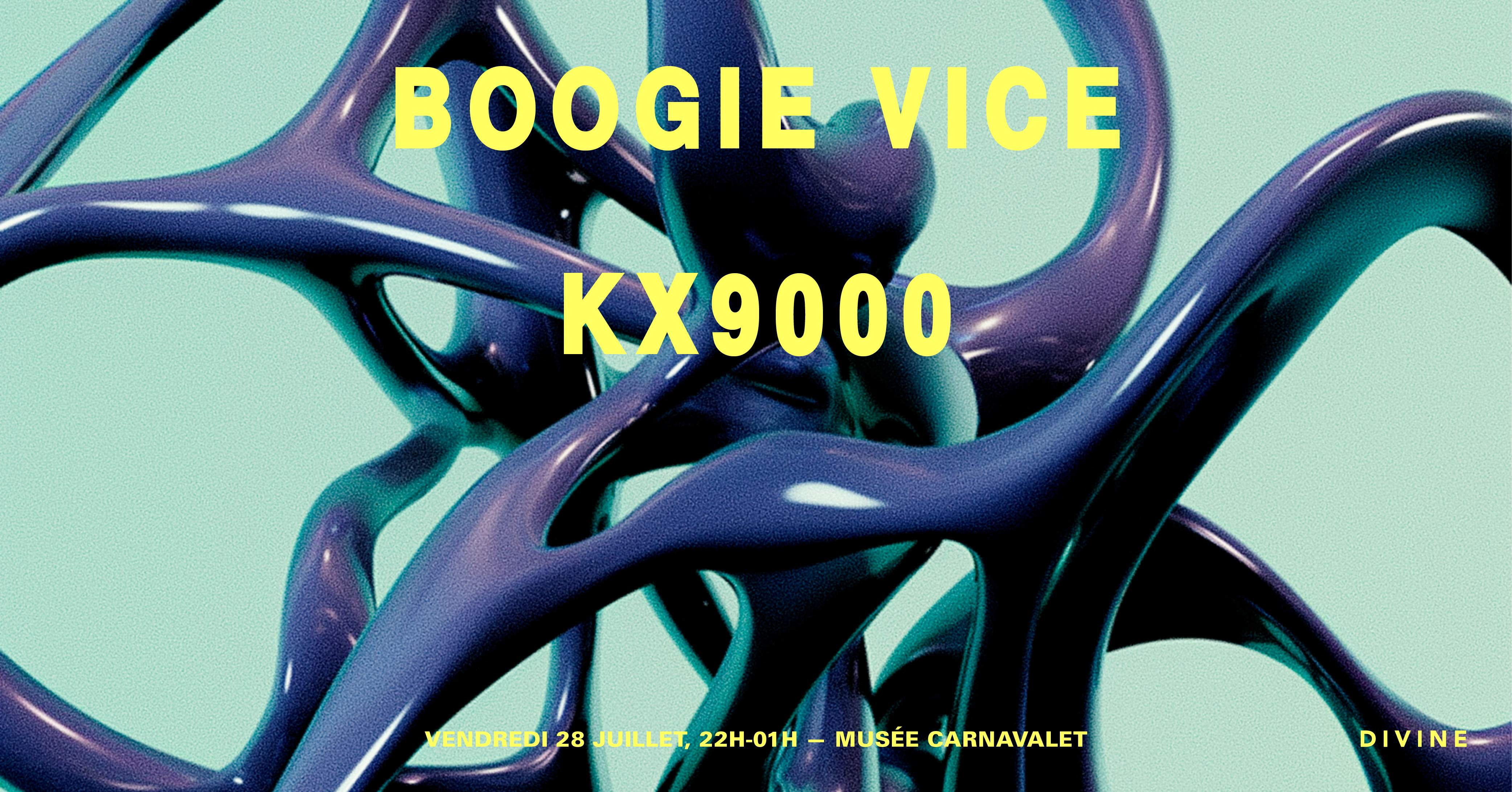 (Postponed) DIVINE — Boogie Vice, Kx9000 - フライヤー表