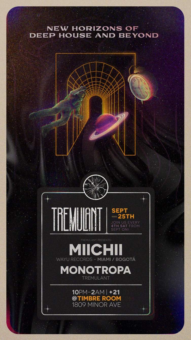 Tremulant presents MIICHII - フライヤー裏