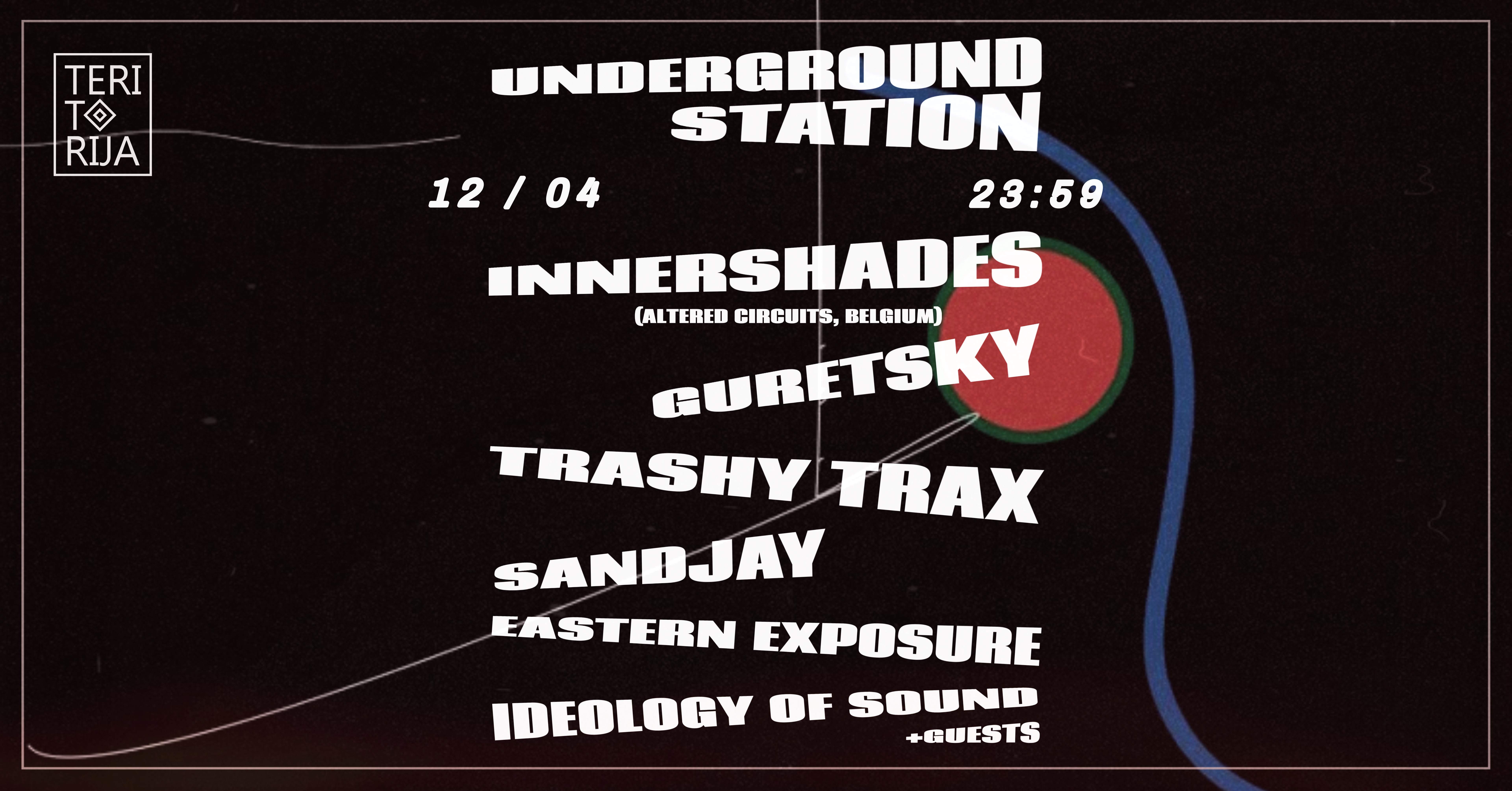 Underground Station: Innershades (BE) - フライヤー表