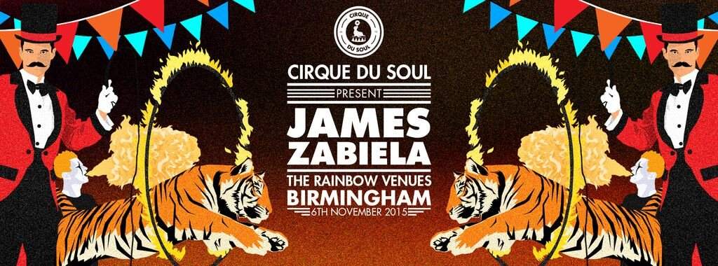 Cirque Du Soul: Birmingham // Ft. James Zabiela - Página frontal