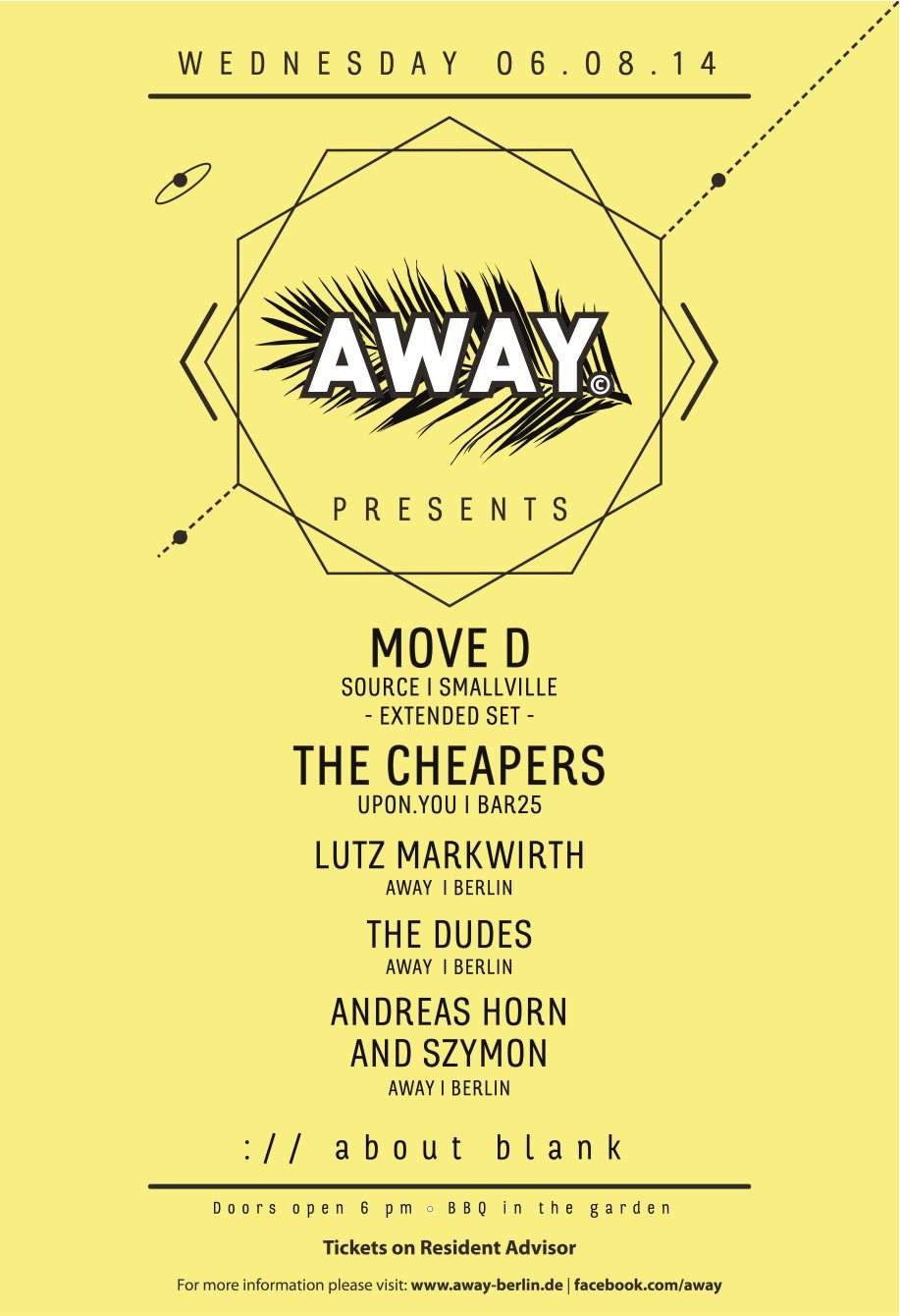 Away with Move D & The Cheapers - Página trasera