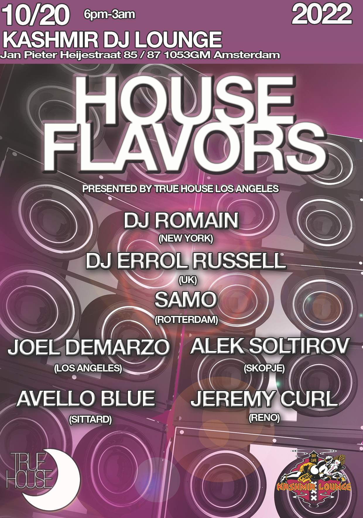 House Flavors - フライヤー表