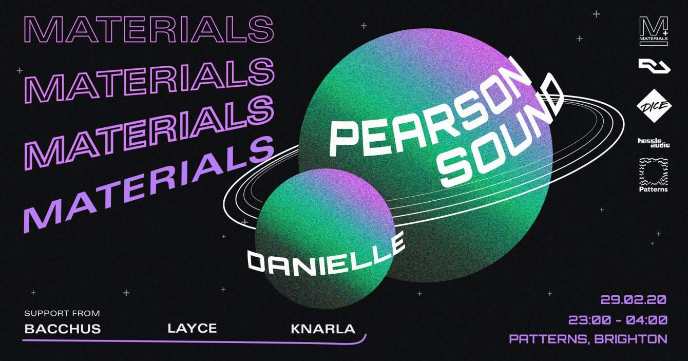 MATERIALS: Pearson Sound + Danielle - Página frontal