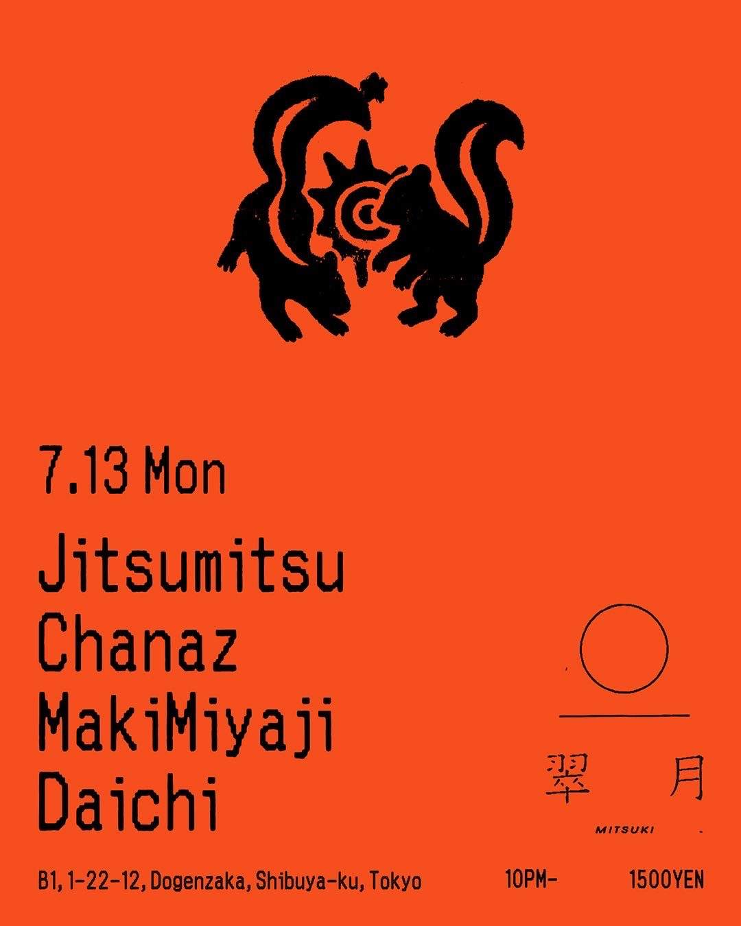 Jitsumitsu/Chanaz/MakiMiyaji/Daichi at Mitsuki, Tokyo