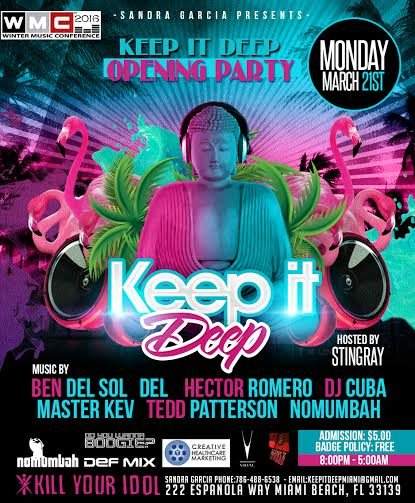 'Keep It Deep' WMC Official Opening Party - フライヤー表