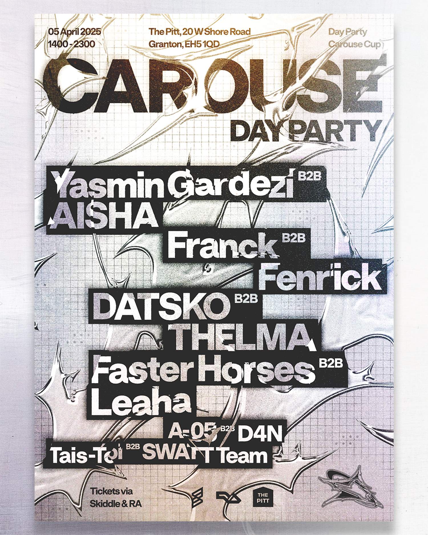 Carouse Day Party at The Pitt Market, Edinburgh