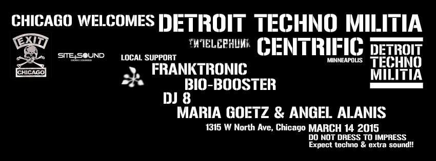 Detroit Techno Militia & Friends - Página trasera