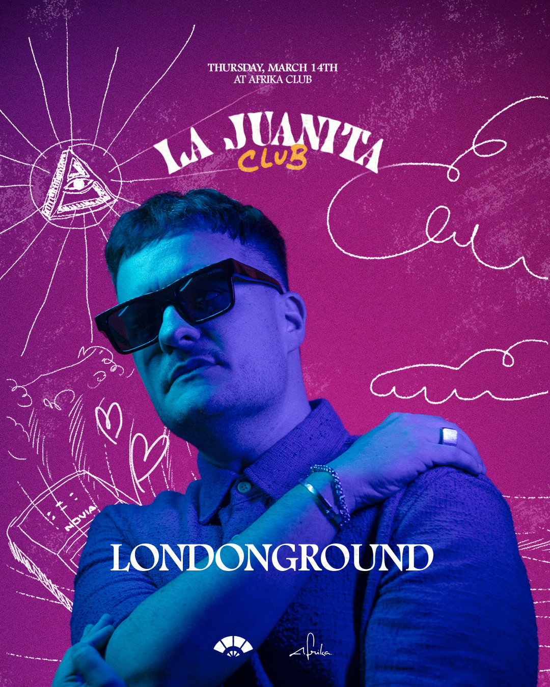 La Juanita Club @ Afrika feat. LondonGround - フライヤー裏