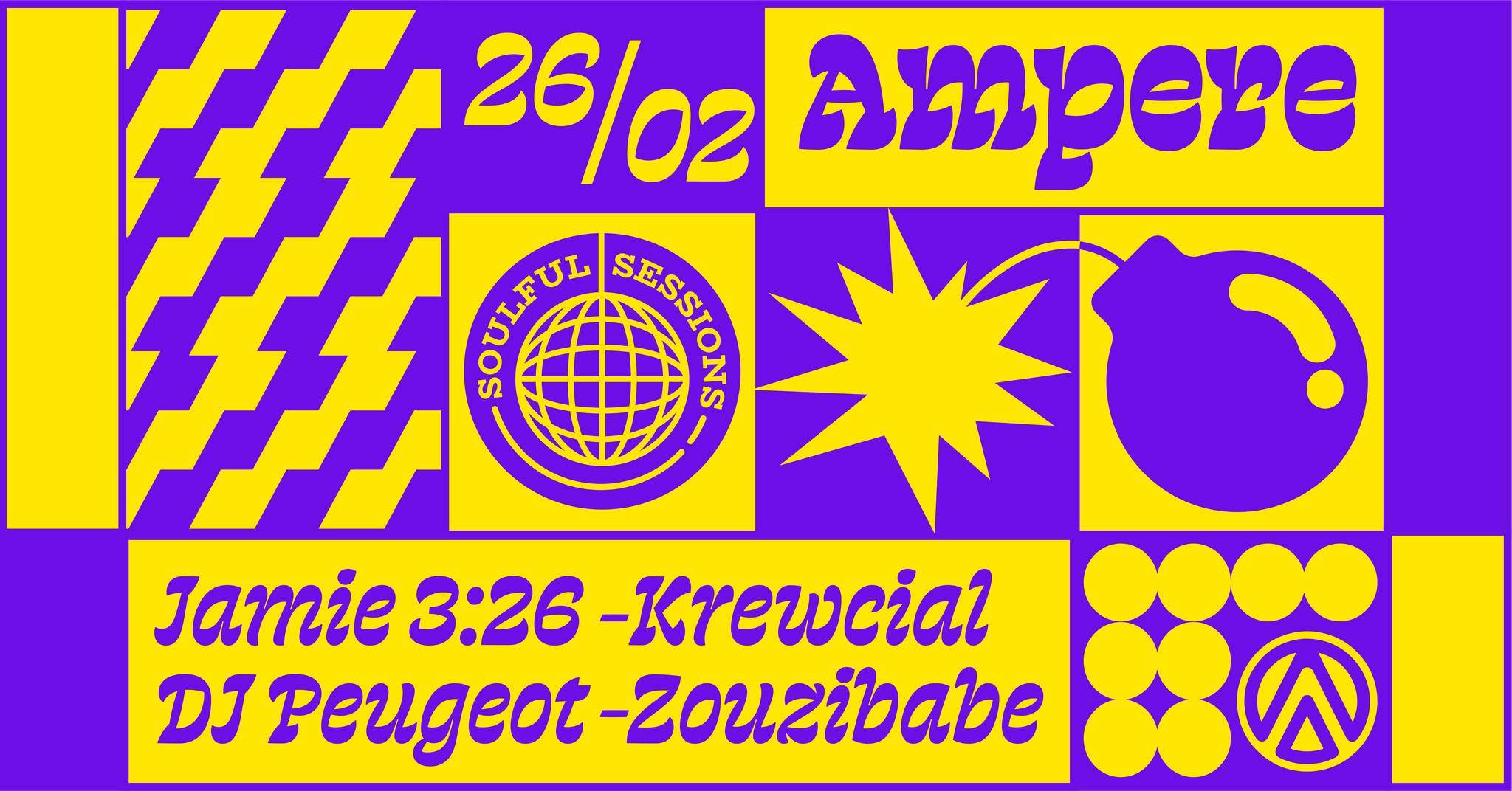 Soulful Sessions with Jamie 3:26 & krewcial - Página frontal