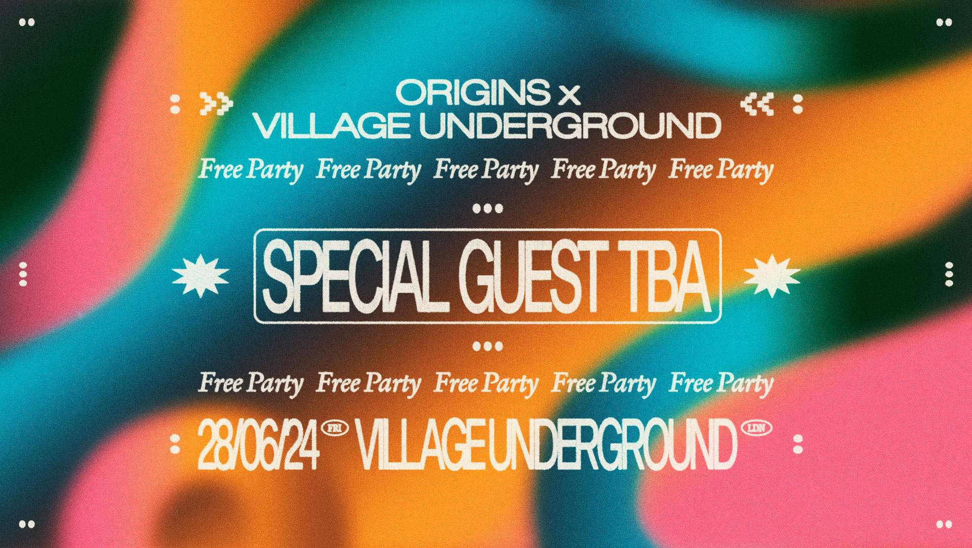 Origins x Village Underground: Special Guest TBA - Página frontal