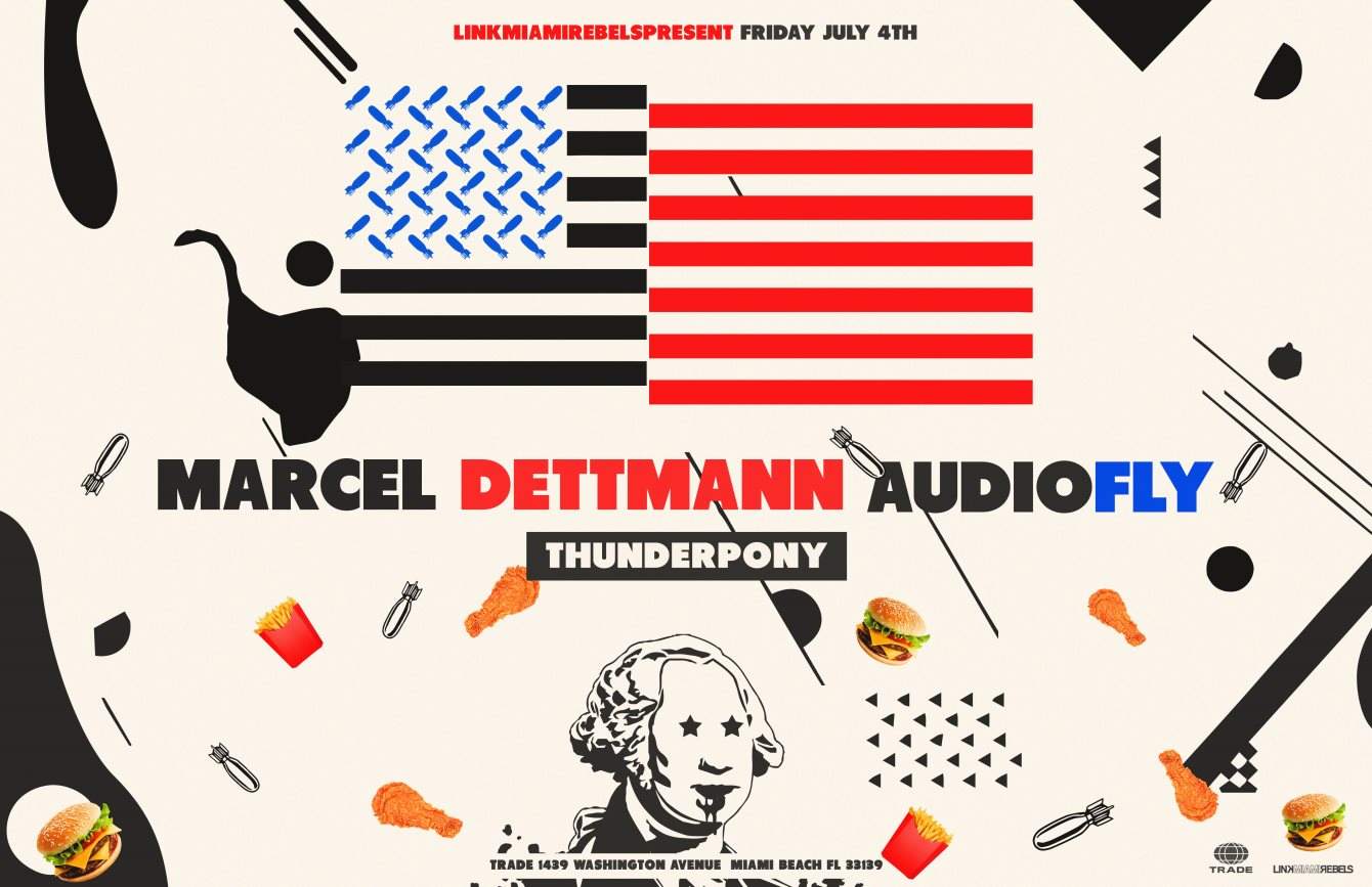 Marcel Dettmann & Audiofly by Link Miami Rebels - Página frontal