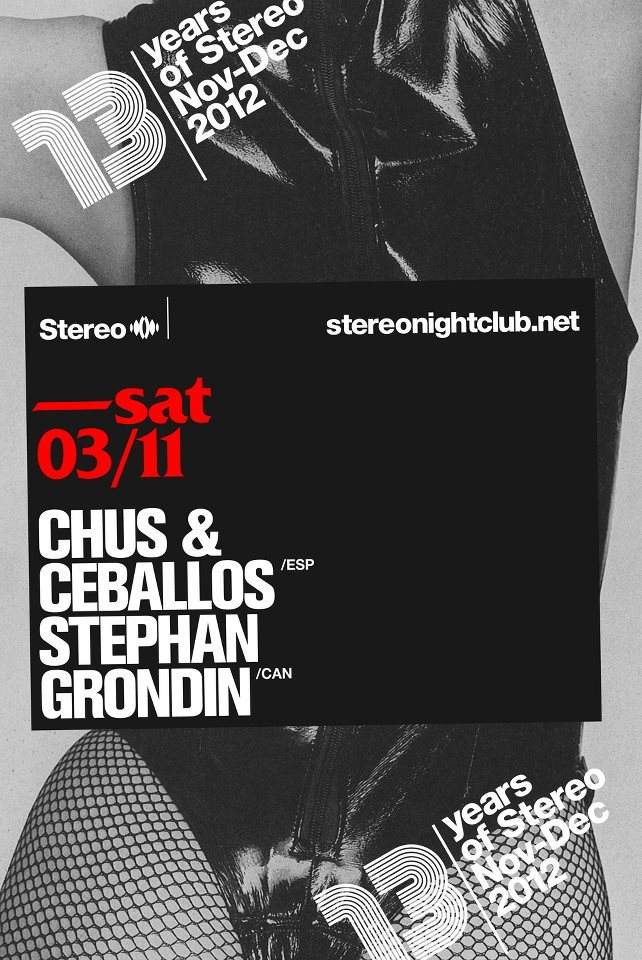 13yrs of Stereo > Chus & Ceballos - Stephan Grondin - Página frontal