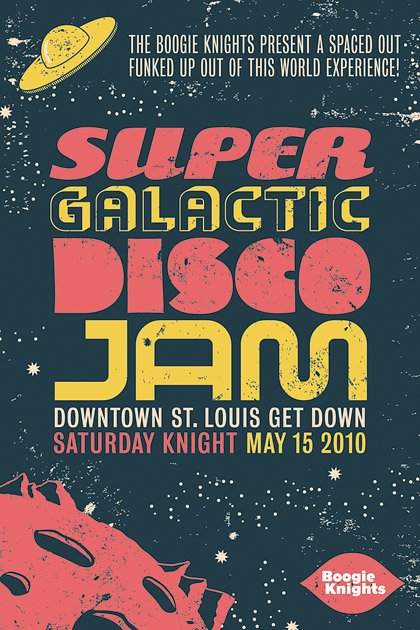 Bk presents Super Galactic Disco Jam - フライヤー表