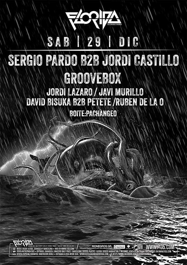 Sergio Pardo B2B Jordi Castillo - フライヤー表