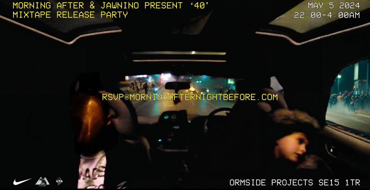 Morning After & Jawnino present: '40' Mixtape Release Party - Página trasera
