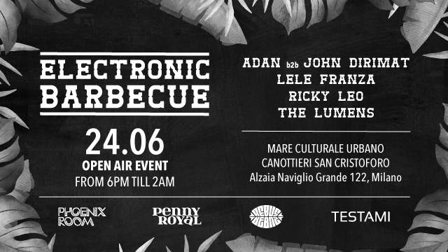 Electronic Barbecue Open Air 24.6 - フライヤー裏