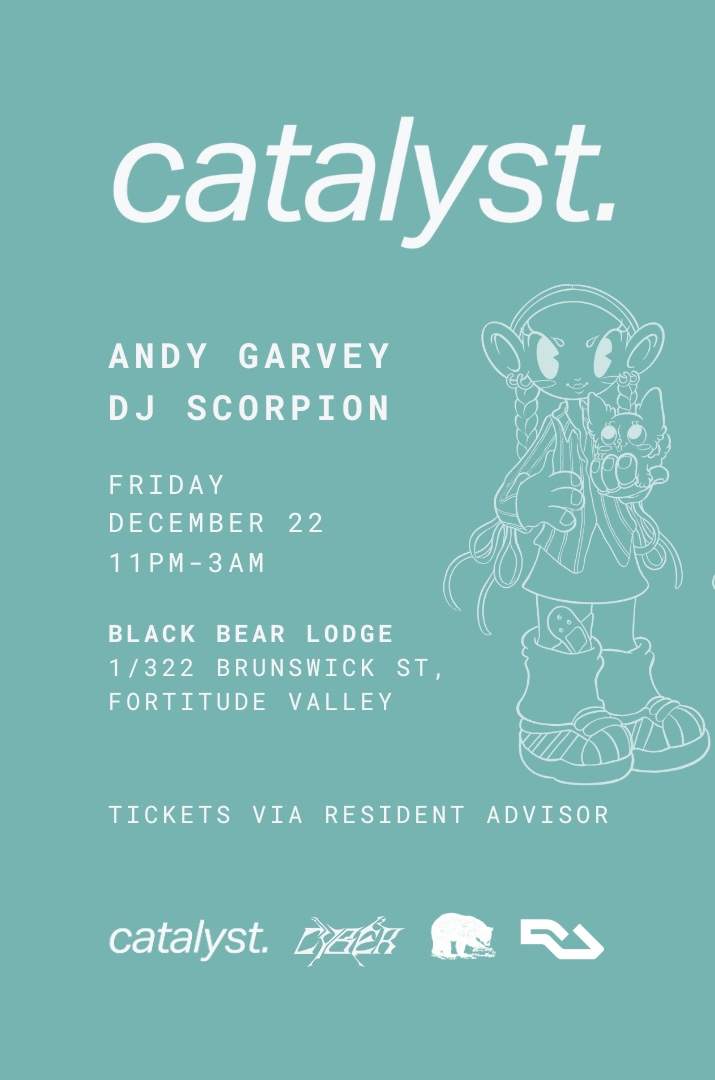 CATALYST. with Andy Garvey + DJ Scorpion - Página frontal