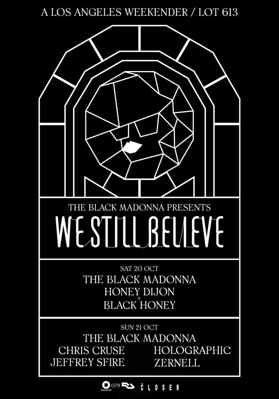 The We Still Believe Closer - The Black Madonna, Chris Cruse and Friends - Página frontal