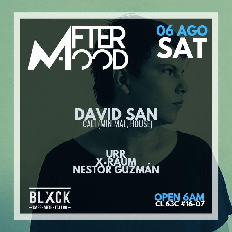 AFTER MOOD with David San - Flyer front