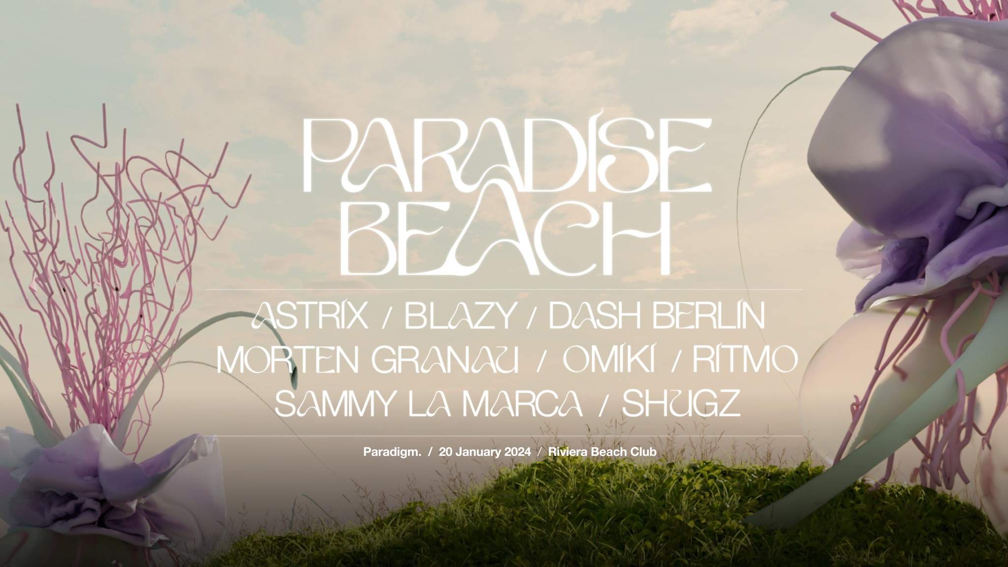2024 Paradigm Paradise Beach - フライヤー表