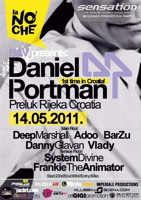 Sw Beograd Promo Party with Daniel Portman, Rijeka - Página frontal