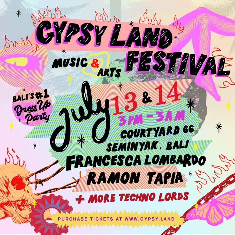 Gypsy Land Music Festival Bali - Página frontal
