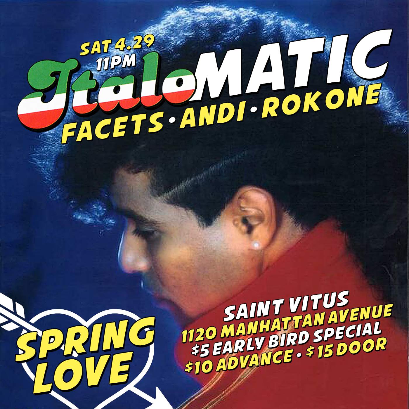 Italomatic: Spring Love Edition - フライヤー表