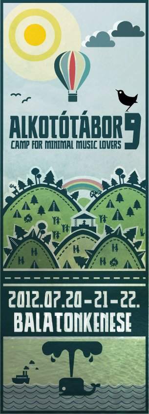 Alkotótábor 9. / Camp For Minimal Music Lovers - フライヤー表
