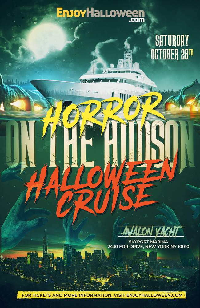 Horror on the Hudson Halloween Party Cruise NYC at Skyport Marina, New