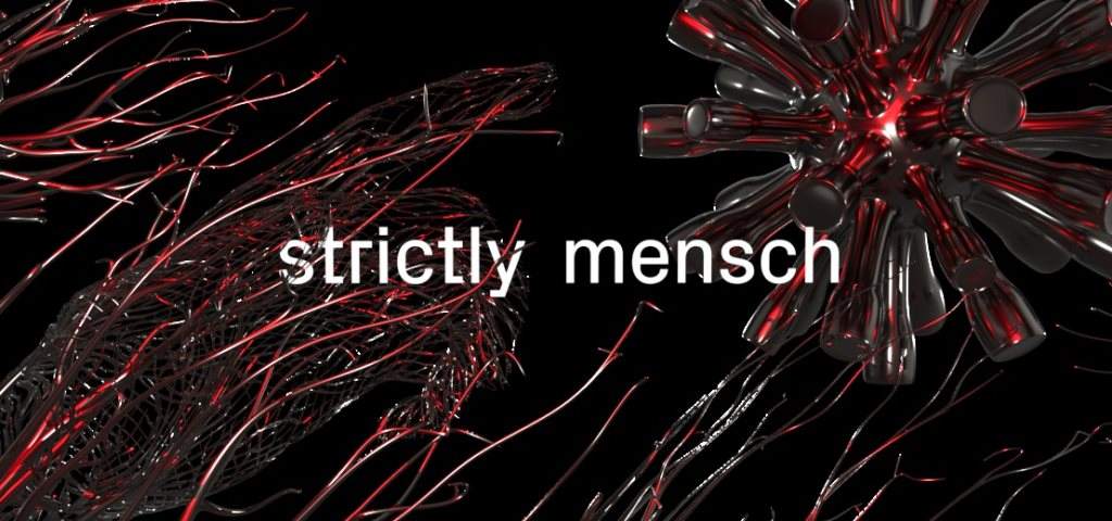 Strictly Mensch with Credit 00 & Qnete - フライヤー表