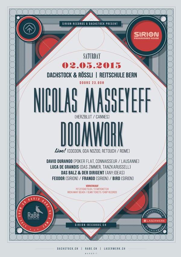 Sirion & Dachstock present Nicolas Masseyeff - Página frontal