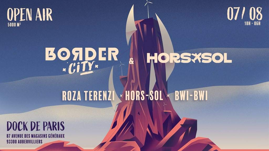 Border City x HORS-SOL - フライヤー表