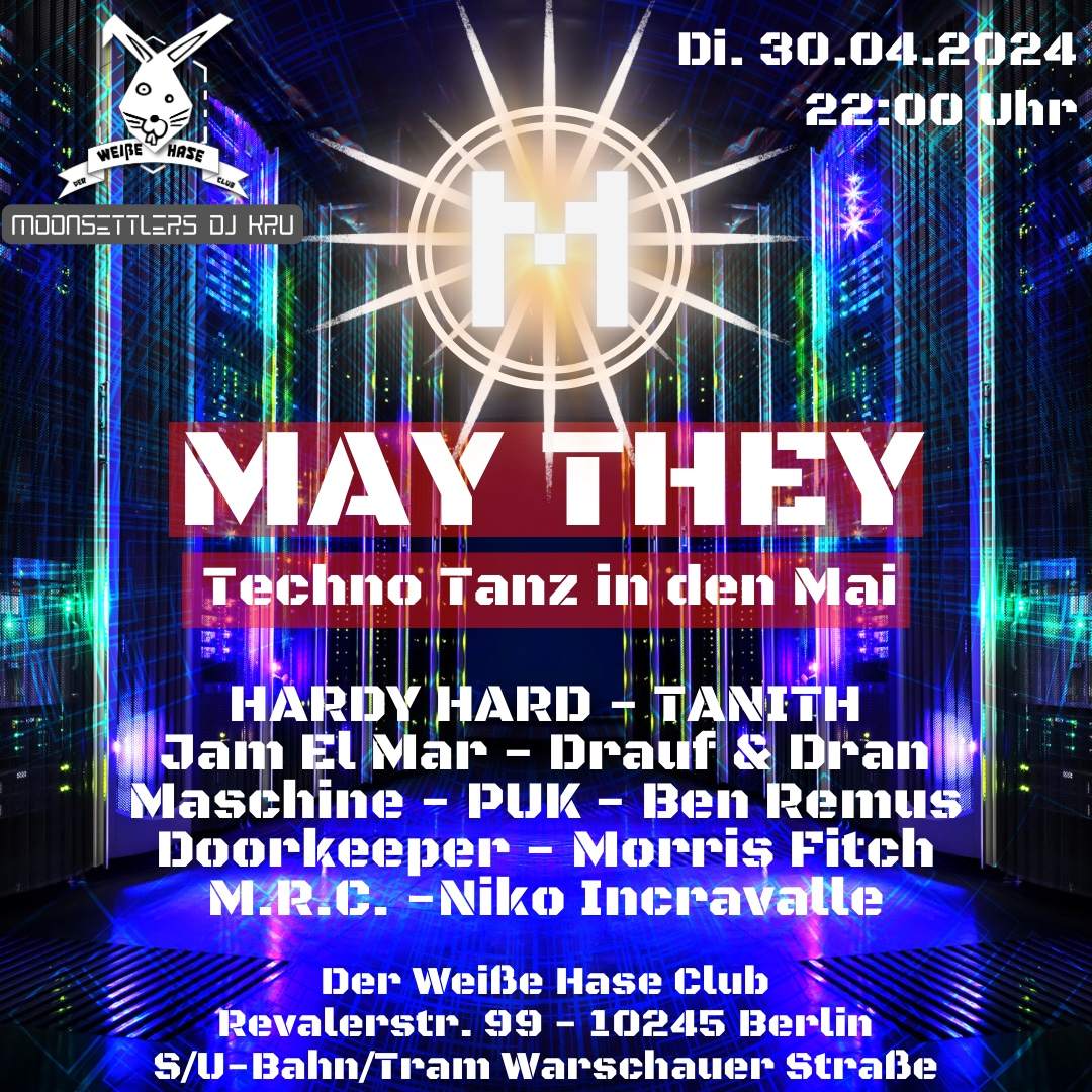 May They / Techno Tanz in den Mai - フライヤー表