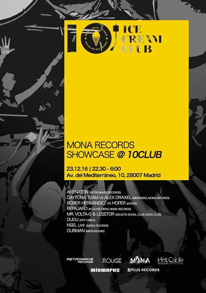 Mona Records Showcase - Página frontal
