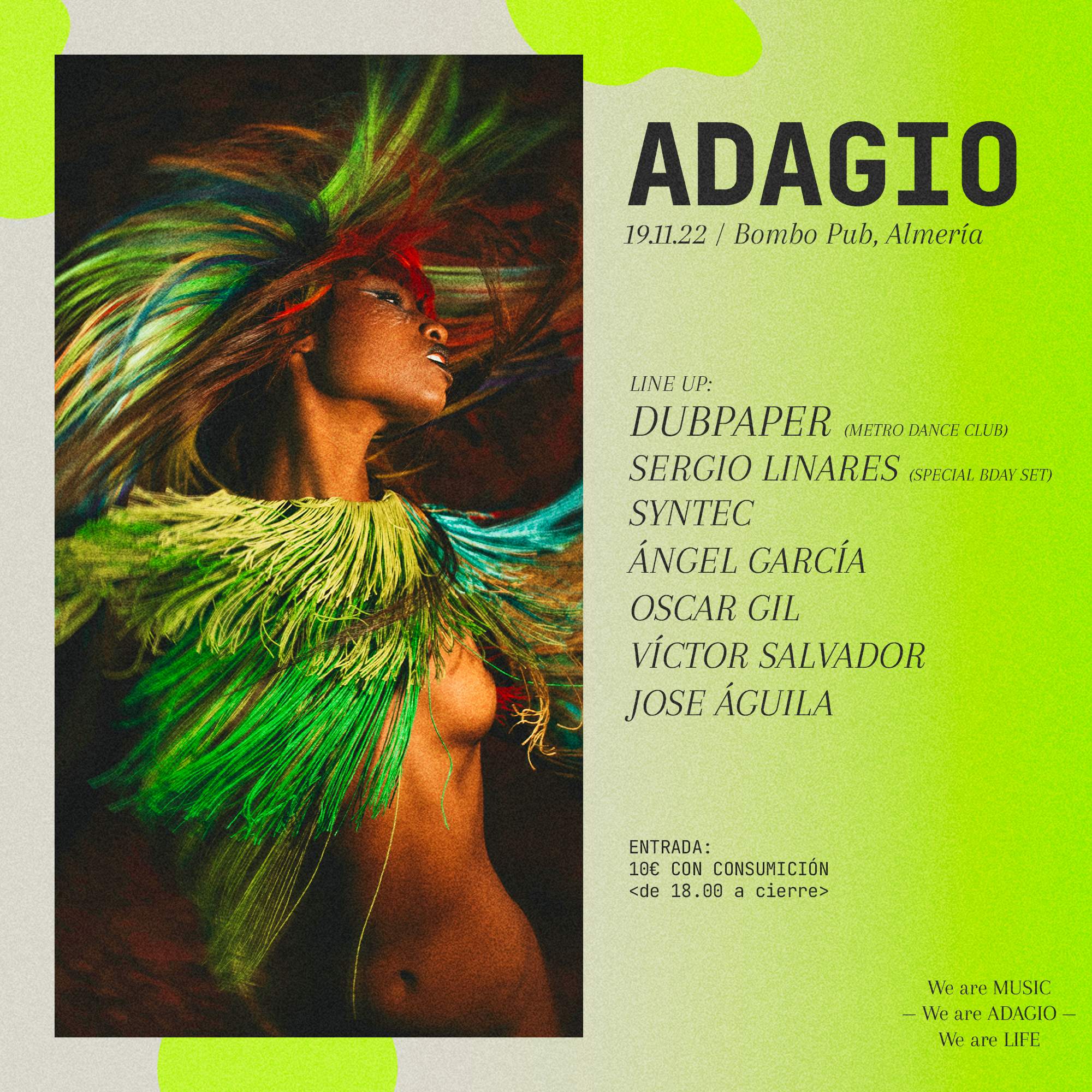 Adagio - フライヤー表