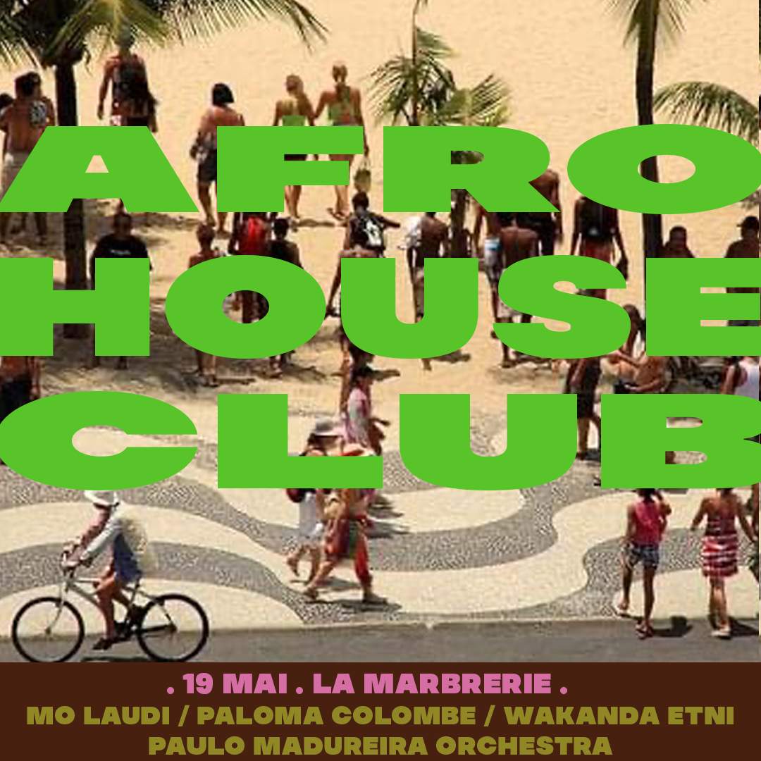 AFRO HOUSE CLUB - フライヤー表