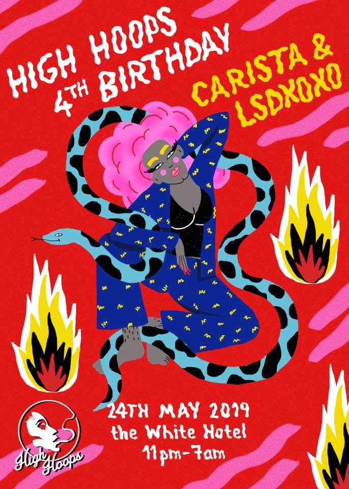 High Hoops 4th Birthday with Carista, LSDXOXO & Sonice - Página frontal
