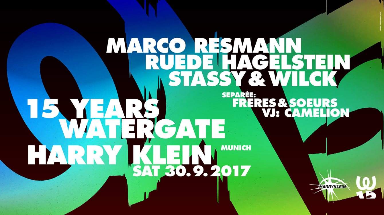 15 Jahre Watergate with Marco Resmann, Ruede Hagelstein Stassy - Página frontal