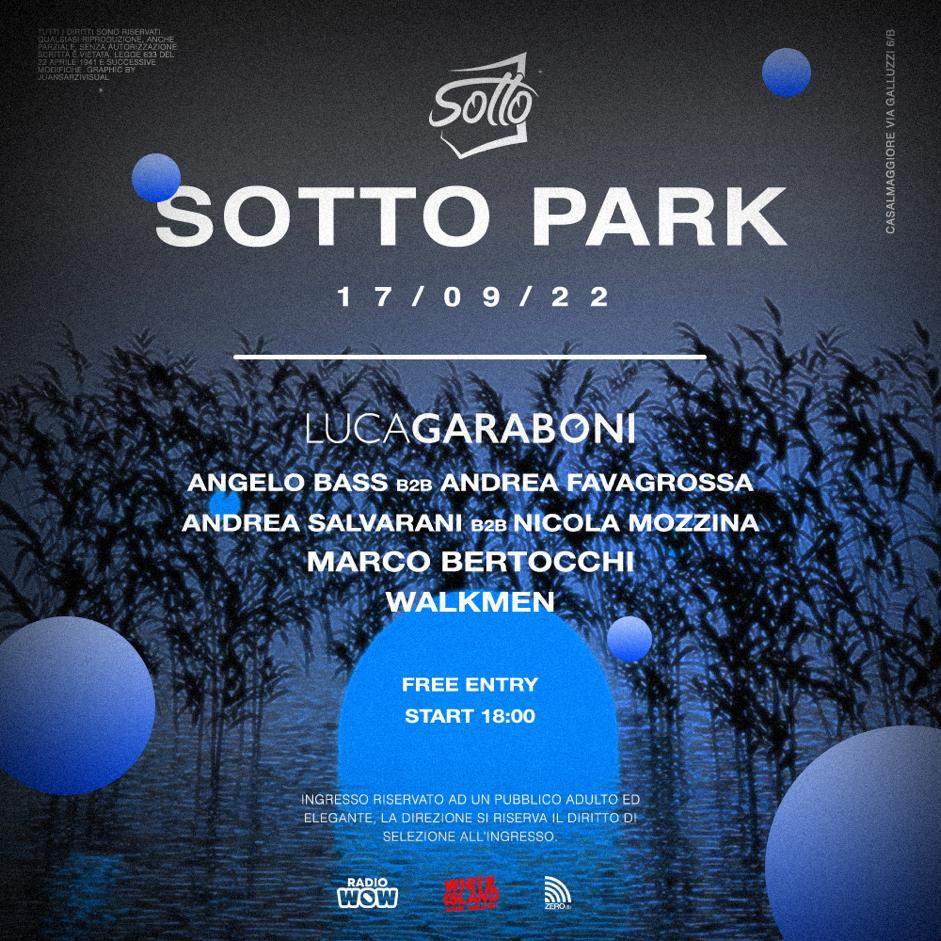 Sotto Park Day & Night - フライヤー表