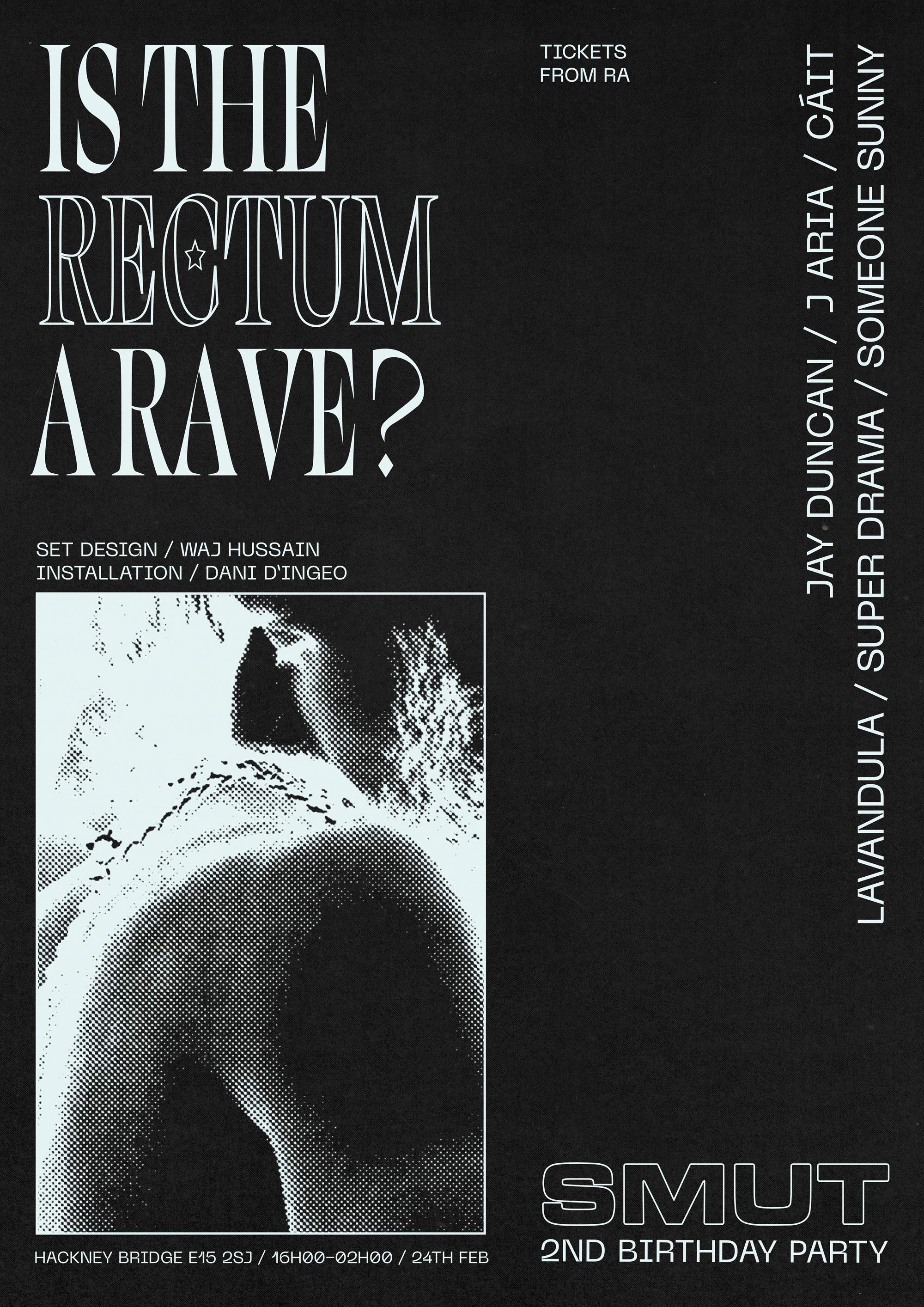 SMUT Press presents: Is The Rectum A Rave - Página frontal