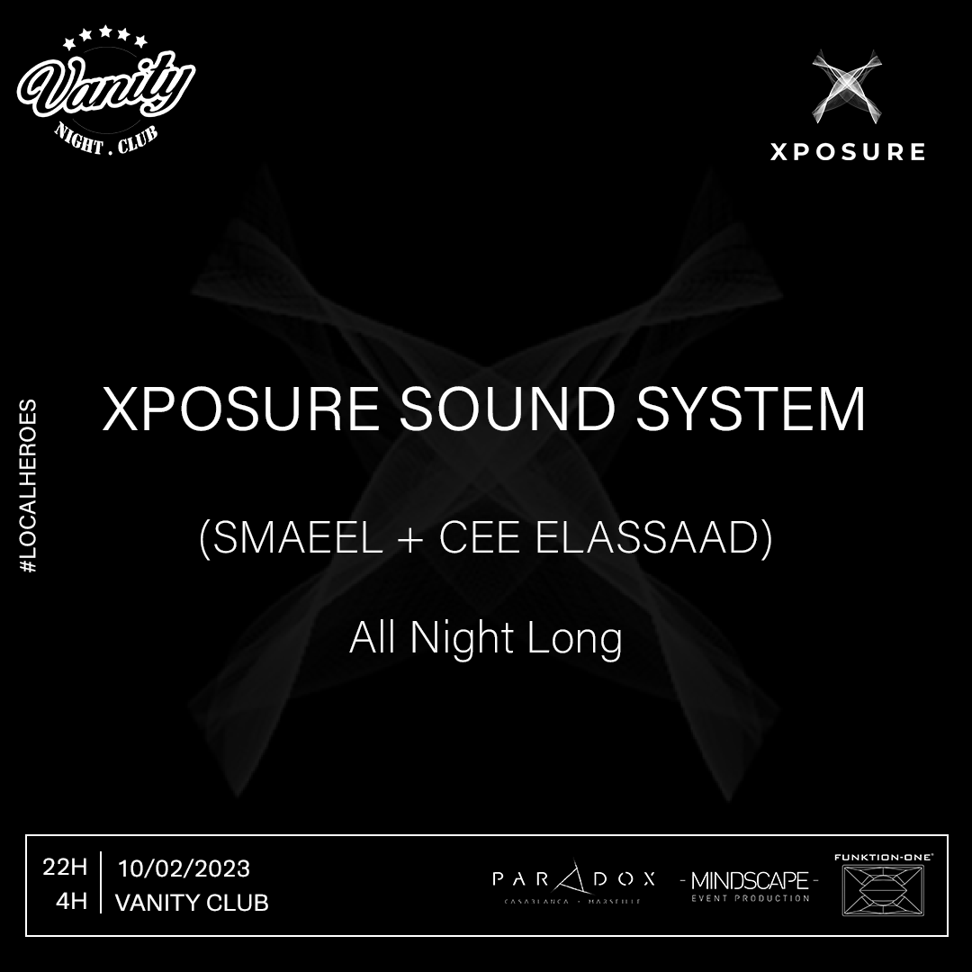 XPOSURE SOUND SYSTEM - フライヤー表