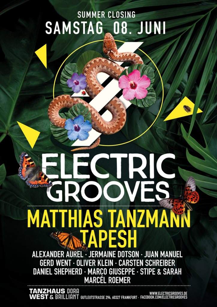 Electric Grooves Summer Closing with Matthias Tanzmann - フライヤー裏
